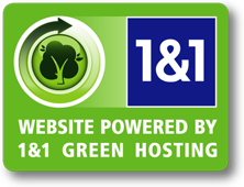 Hosted by 1&1 Green Hosting